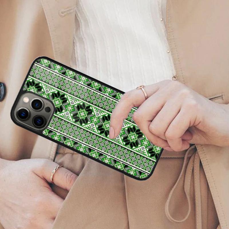 

U-krainian Embroidery Magnetic Phone Case For APPLE iPhone 17 Air 16 14 13 12 Pro Max 15 Plus Wireless Charge MagSafe Cover iPhone 14