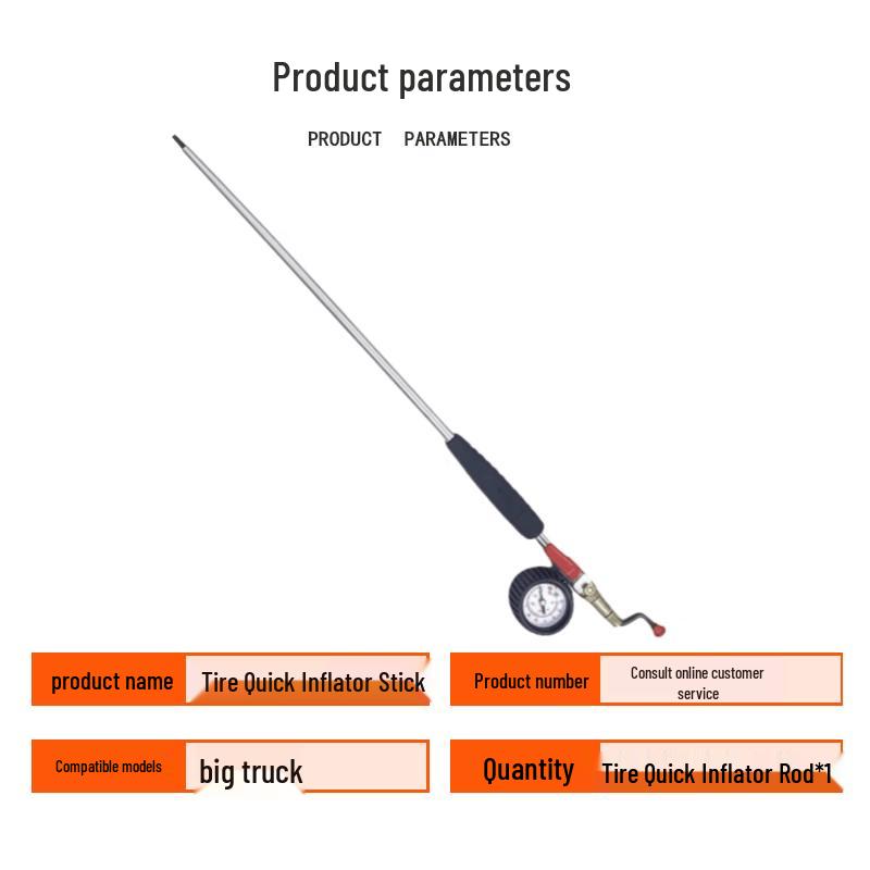 Truck Tire Fast Air Inflation Rod