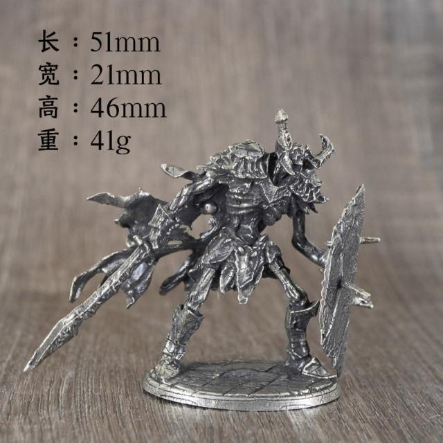 

Metal Ghost Knight Warrior Soldier Model Action Figures Toys Boys Gifts Board Game Piece Ornament Accessories Miniature Figurine
