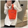 Cross-Border Ins-Style Canvas Water Bottle Tote & Mini Handbag for Women