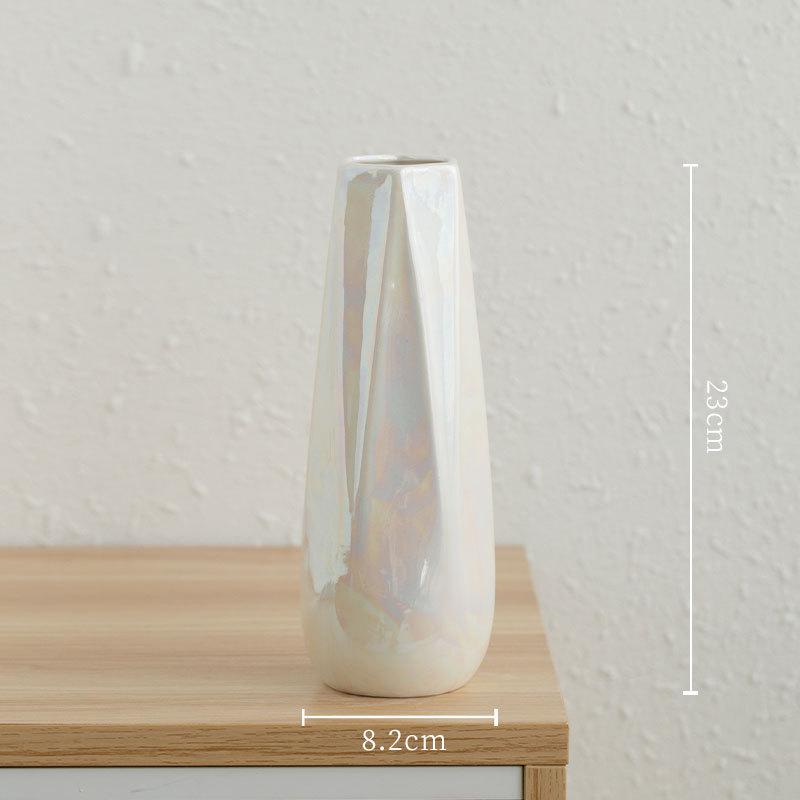 Creative Ceramic Electroplated Colorful Ceramic Arm Vase Modern Art Abstract Arm Ceramic Floral Vase Flower Arrangement Ornament