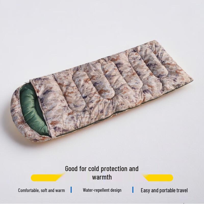 Xinkaijia Thickened Winter Outdoor Envelope Cotton Sleeping Bag