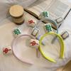 Chinese Style Funny 3D Mahjong Headband Cute Cream Color Hair Hoop Hair Band Headwear Styling Tools Hair Accessories For Women
