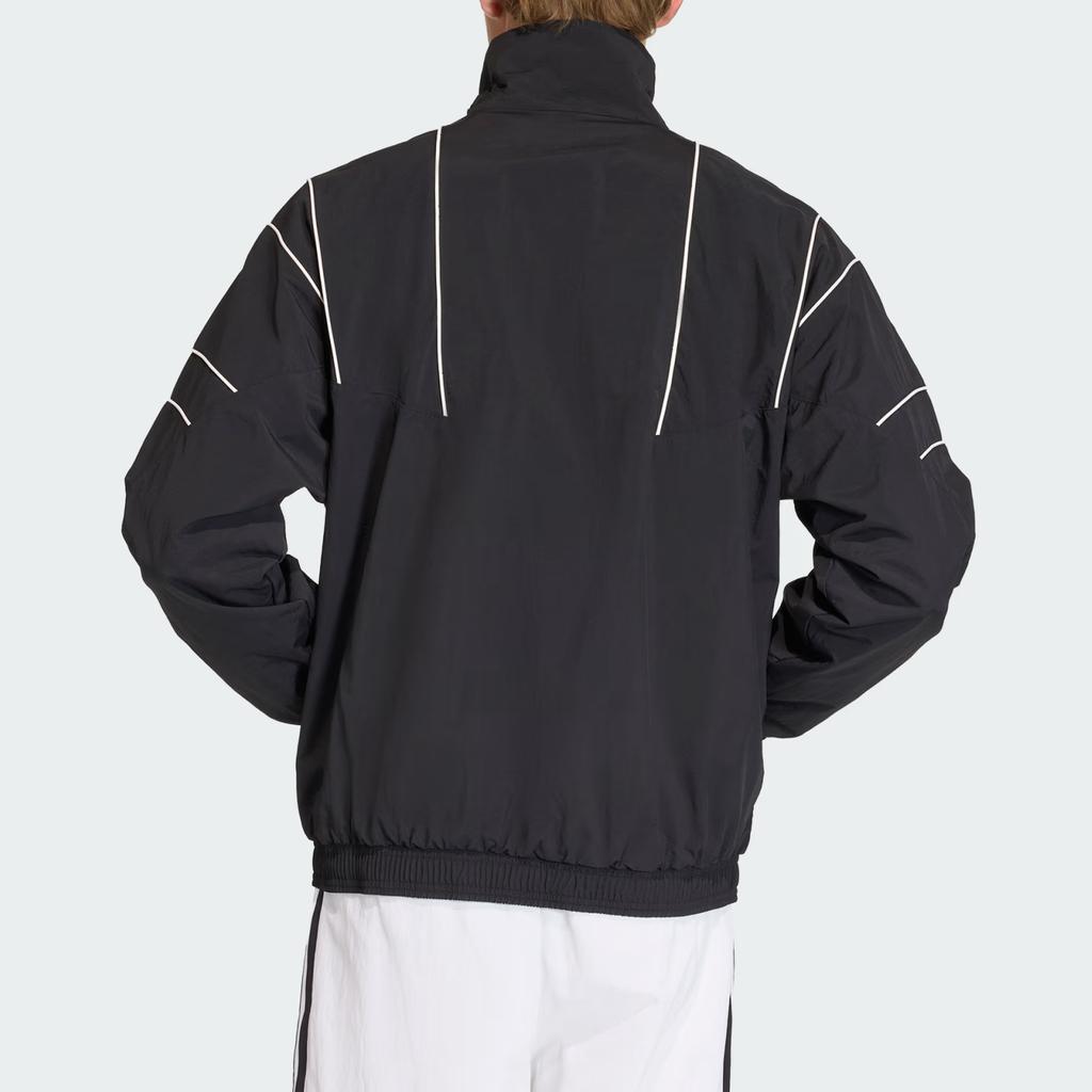 adidas Originals Letter Logo Zipper Long Sleeve Loose Jacket Men Jackets KE0096