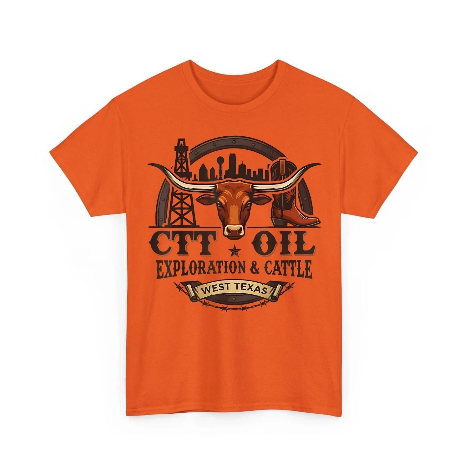 CTT Oil Exploration Cattle Company Texas Vintage Unisex T-Shirt Unisex T-Shirt S