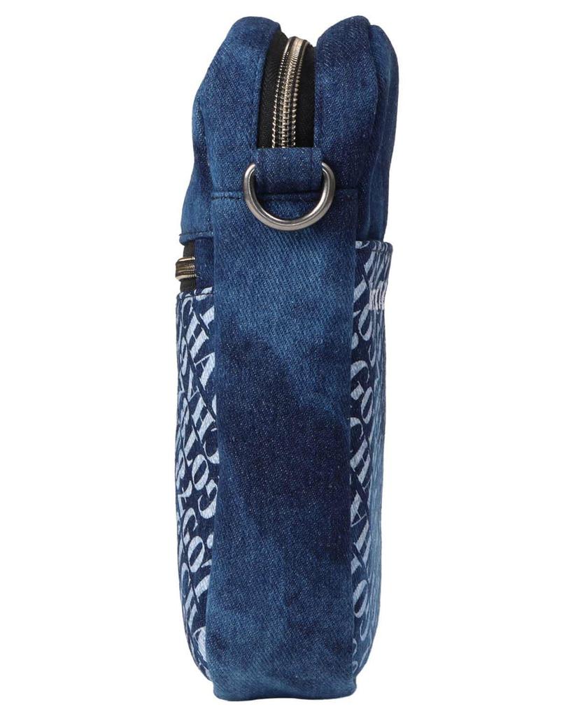 [Gatcha] Water-repellent Denim Mini Shoulder Bag Pouch 262G8511L Indigo F