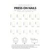 30Pcs Romantic Floral Print Short Almond Faux Nail Set For Women Daily, Work, And Dating Press On Nails Nail Art Supplies