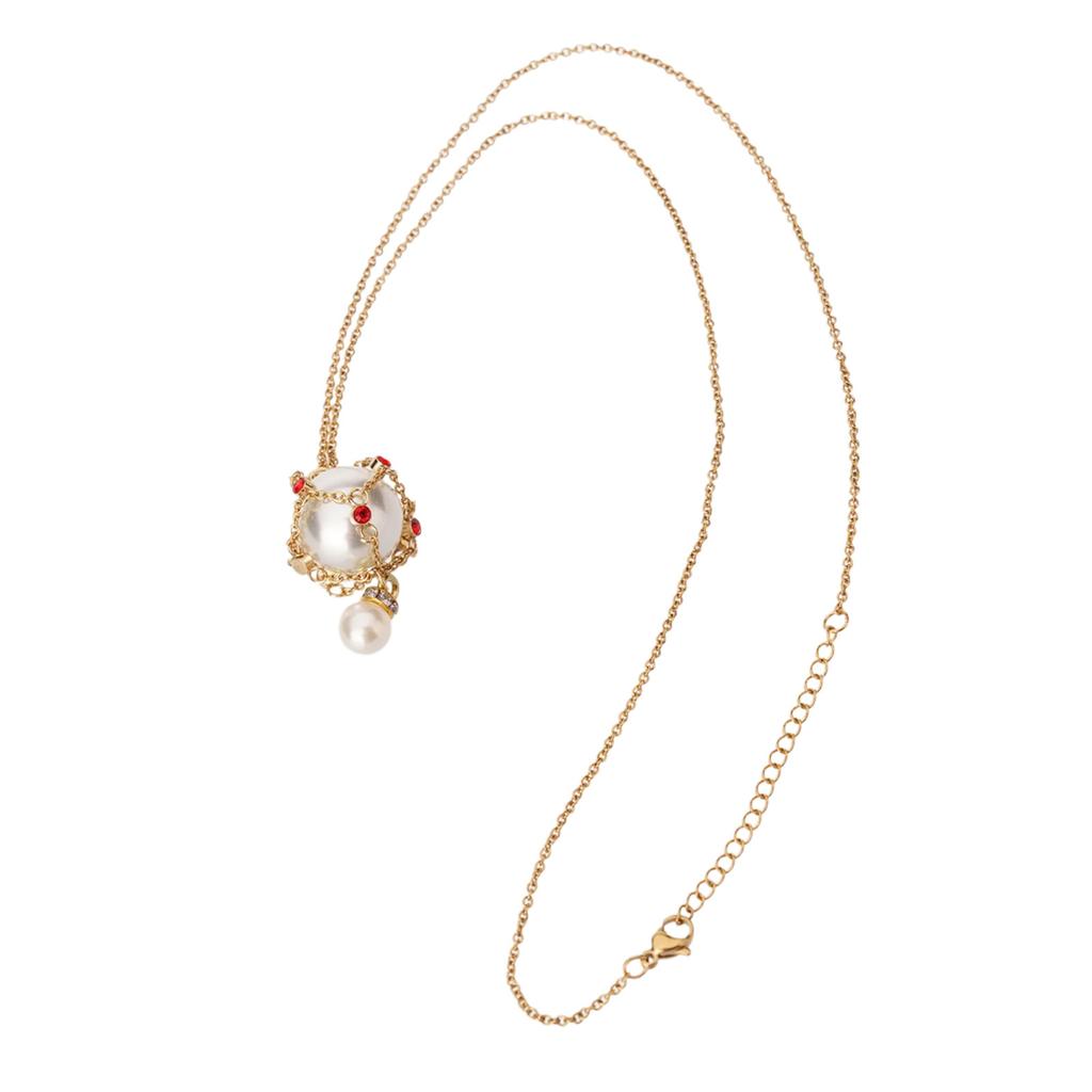 Adjustable Chain Crystal Stone Necklace Fashion forward Crystal Holder Necklace Multicolored Cage Pendant Clavicle Chain