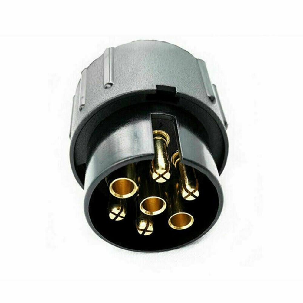 European 7P To 13P Mini Adapter RV Trailer Plug And Socket 7P To 13 Converter Head Adapter Automotive Parts