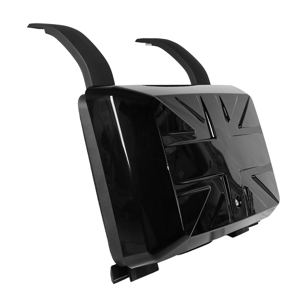 Glossy Black Side Toolbox with Lock Exterior Mounted Gear Carrier Wear Resist Car Exterior Tool Box for Land Rover Defender 90