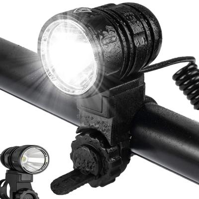 1200 Lumens Durable Bicycle Front Light Headlamp IPX6 Waterproof Bike Headlight for Night Riding with Mounting Bracket
