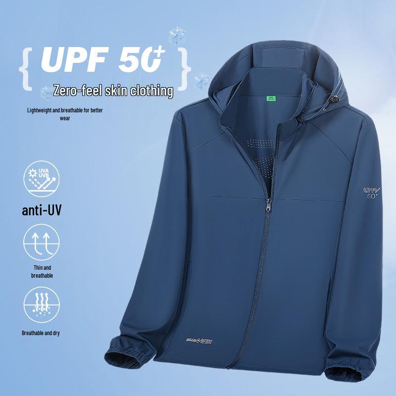 Унисекс UPF50+ Ледяной шелк Защита от солнца Легкая дышащая одежда 2XL