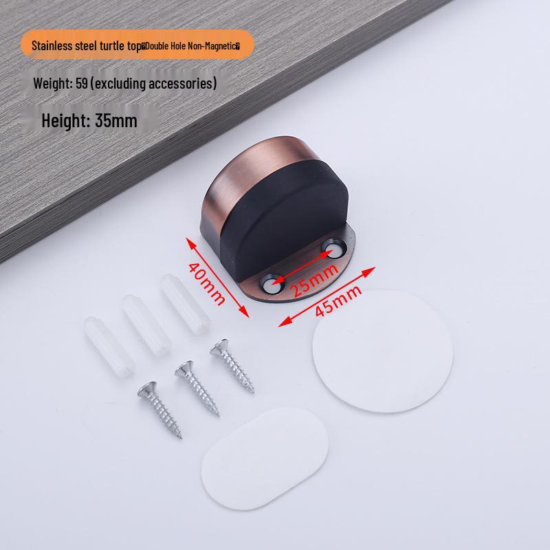 Stainless Steel Punch-Free Door Stopper Buffer Limiter Bumper Plug