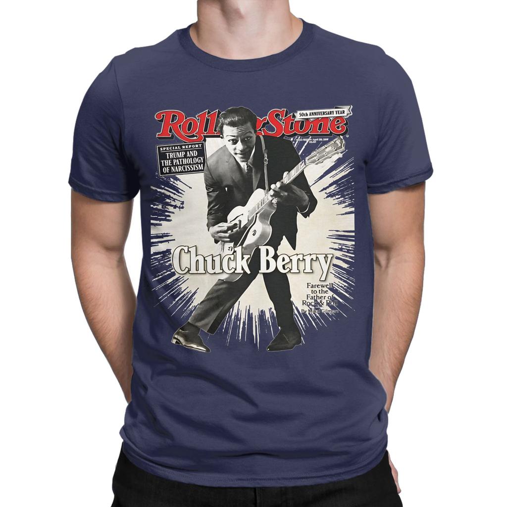 Chuck Berry Cover Album Funny 100 Cotton Tshirt Chuck Berry Tees Tops For Unisex
