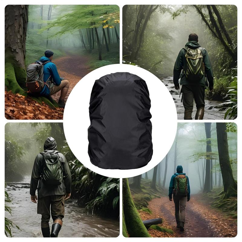Outdoor Backpack Pack Covers Waterproof Cover For Bag Anti-Slip Buckle Strap Compact Lightweight Protector For Hiking Camping