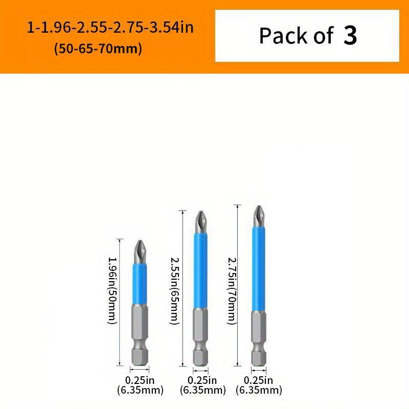 

Набор из 10 магнитных бит Phillips для отверток, 3,5 дюйма длиной, противоскользящие биты Phillips PH2, шестигранный хвостовик 1/4 , 1-5,9 /25-150 мм Other