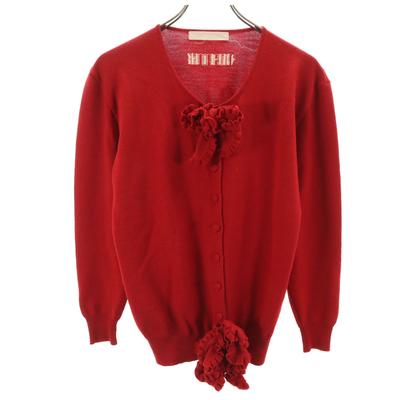PINK HOUSE Wolle Langarm Strickjacke Rot Damen Gebraucht
