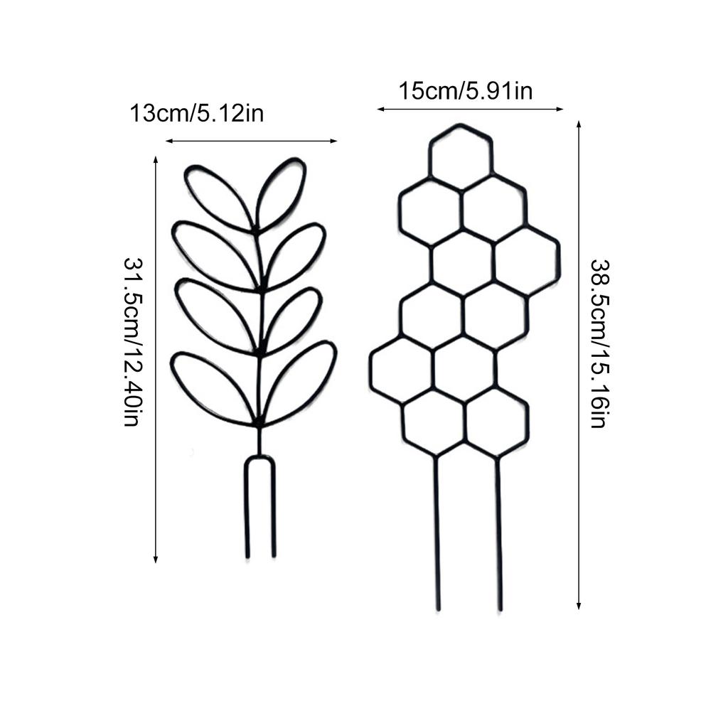6Pcs Trellis for Potted Plant Garden Trellis for Climbing Plant Stackable Plant Trellis Indoor Plastic Potted Plant