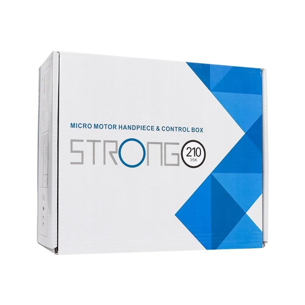 Forte 210 105L 65W 35000RPM Trapano elettrico per unghie 210 Modello Manipolo Manicure Pedicure Lima per unghie Bit Attrezzatura per nail art