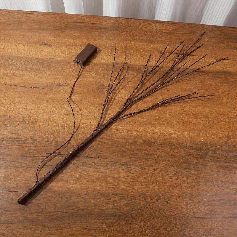 

1pc 74cm/29.13in 50LED Brown Artificial Branches Lights,Indoor Battery Powered Decoration Light For Home,Restaurant,Coffee,Store 2pc жёлтый