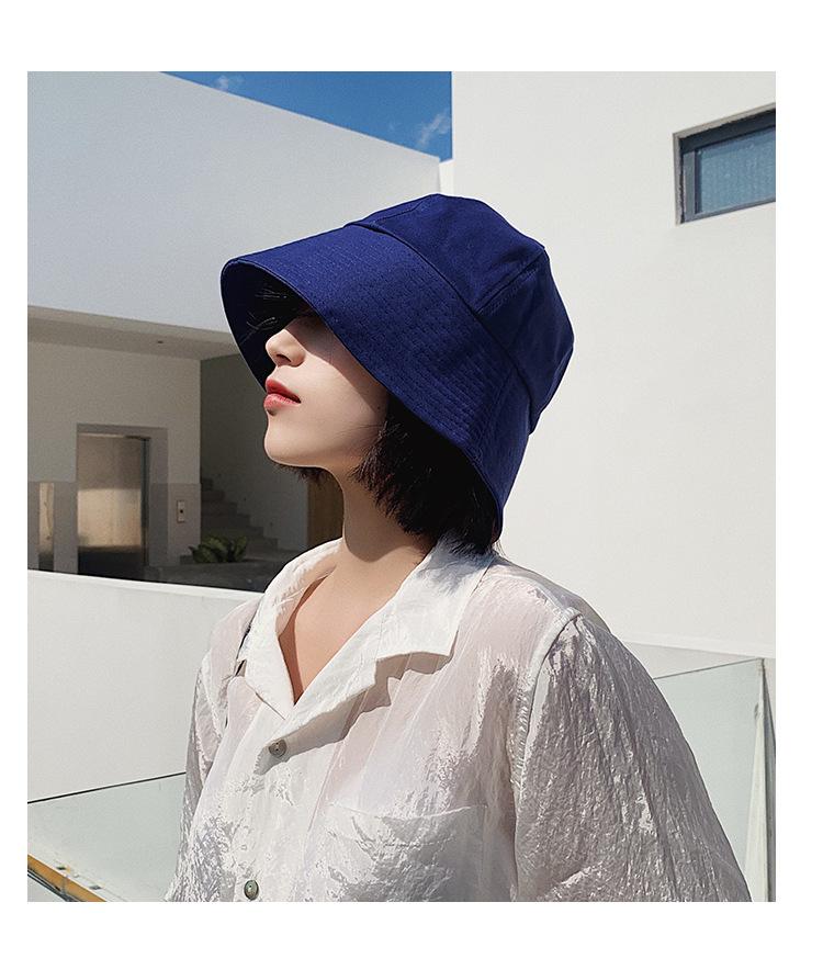 Fashion Bucket Hats Men Women Cotton Solid Color Hat Outdoor Fisherman Caps Beach Fishing Hat Girl Boy Casual Bob Panama Hat