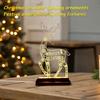 Christmas Deer Luminous Ornaments Festive Atmosphere Lighting Decorations
