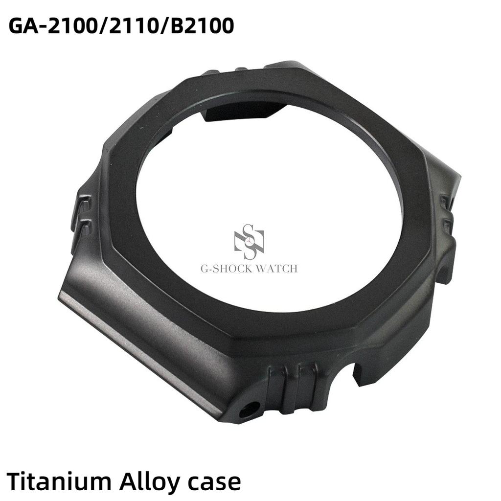 Надлегкий набір корпусу+ремінець зі сплаву титану Для Casio GA2100 GA2110 DW5600/5610 GA-2100 DW-5600 GA-B2100 Металевий безель ремінець для годинника
