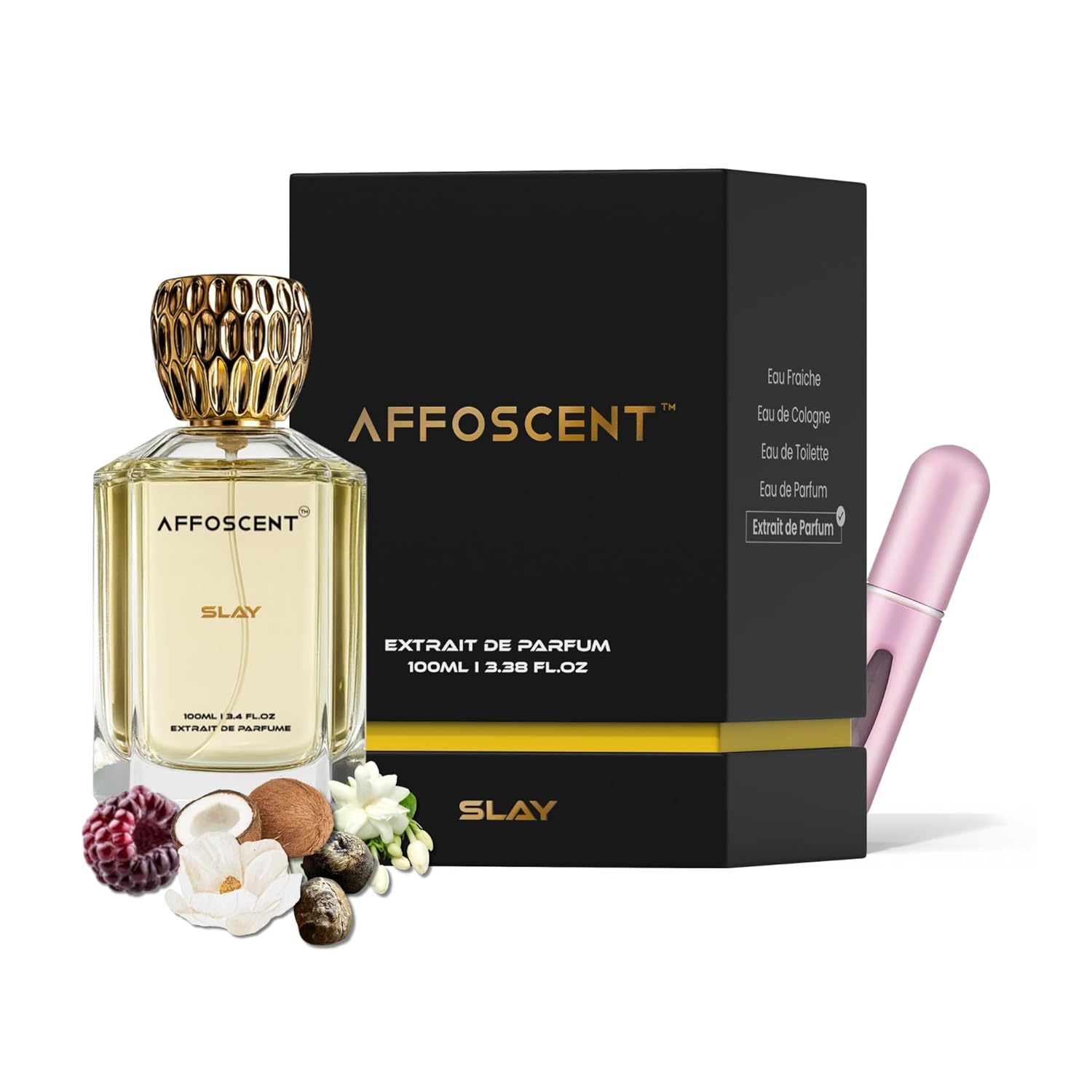 Slay Perfume for Women | 100 ml Luxury Extrait de Perfume with Magnolia & Floral | 100 ml