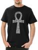 Anch Mens T-Shirt Cross Egypt Life Symbol Egyptian Ankh Gods Handle Cross