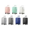 20-inch Front-Opening Trolley Suitcase with Universal Wheels and Password Lock