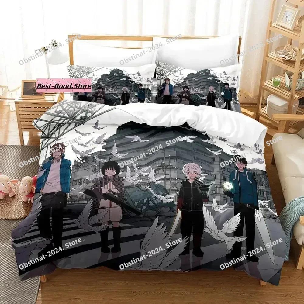 Comforter World Trigger Kuga Yuma Osamu Mikumo Bedding Set Printed With Soft Single Double Queen Super King Size