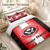 Custom Name Bedding Set 3 PiecesSheffield United FC Print Duvet Cover + 2 Pillowcases Soft Bed Decor