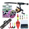 Spinning Fishing Rod and Reel Line Combos 1.8m/2.4m Fishing Rod with Fishing Reel for Carp Fishing
