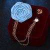 Mode Neu Quaste Herren Schleife Blume Kette Anstecknadel Brosche Anstecknadel Anzug Broschen