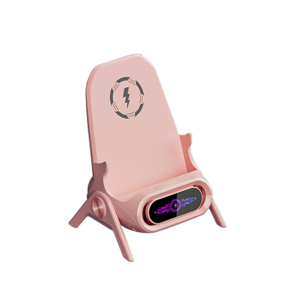 Mini Chair Desktop Phone Stand 15W Phone Lazy Holder for iPhone/Samsung/Xiaomi Phones Tablet