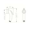 Shower Head Trigger Water ABS Bathroom Caravan Chrome