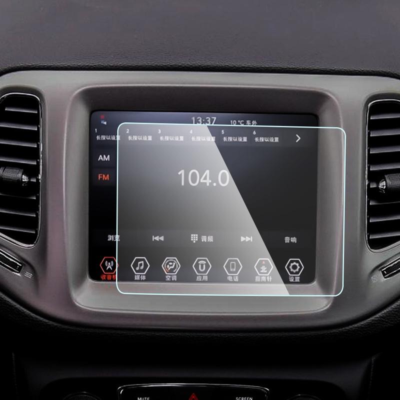 

For Jeep Compass 2017 2018 Navigation Screen Film LCD GPS Screen Anti-scratch Film PVC Membrane Interior Accessories прозорий