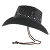 Vintage Style Wide Brim Fedora Hat Breathable Unisex Panama Jazz Hat for Beach Vacation Outdoor Activities