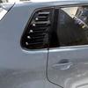 Für Volkswagen VW Polo 5-Türer Schrägheck MK4 9N 2002-2008 Auto Heckklappen-Lüftungsgitter Seitenjalousie Abdeckung Zierleiste Aufkleber Lüftungsschaufel ABS