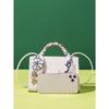 New Arrival Women Crocodile Pattern Shoulder Bag Korean Fashi Casual All-match Handbag Tote Bag With Scarf