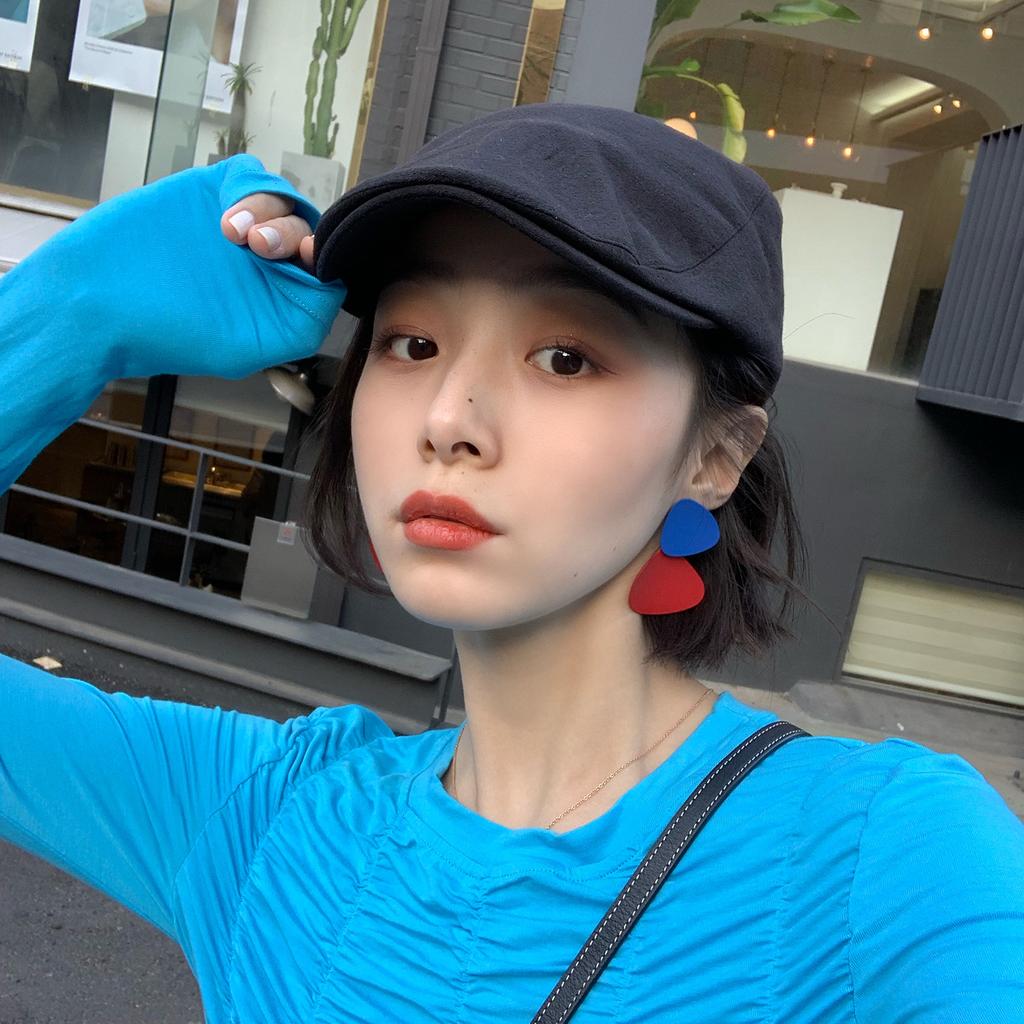 Spring Fashion Vintage Forward Hat Versatile Beret Tide Summer Cap Mona Hat