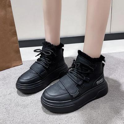 2024 Women's New Designer Snow Boots Winter Short Plush Warm Ankle Boots Flat Shoes Thick Sole Casual Shoes Women's Boots