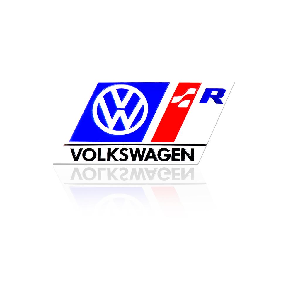 1pcs 3D Aluminum Metal Alloy Badge Emblem Rear Trunk Sticker Valve Cap for VW Volkswagen Golf Polo M77 Passat GTD Tiguan Jetta Bora
