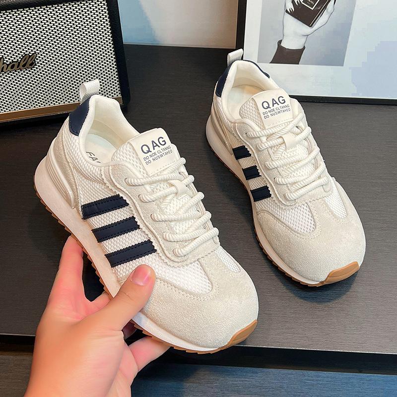 Large Size Women's Shoes 41 Lightweight Mesh Forrest Gump Shoes Women's Spring and Summer Breathable Retro Fashion Moral Training Shoes Sports