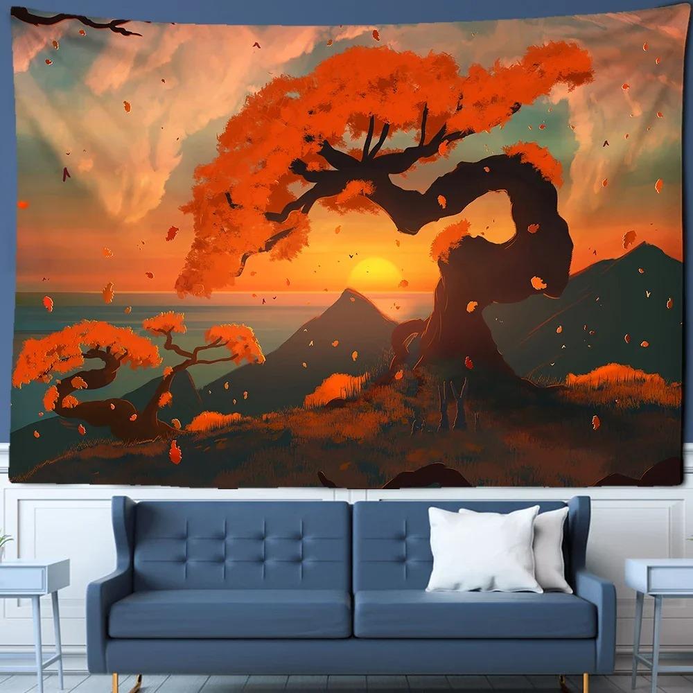 Starry Sky Landscape Wall Decoration Tapestry Home Living Room Tapestry