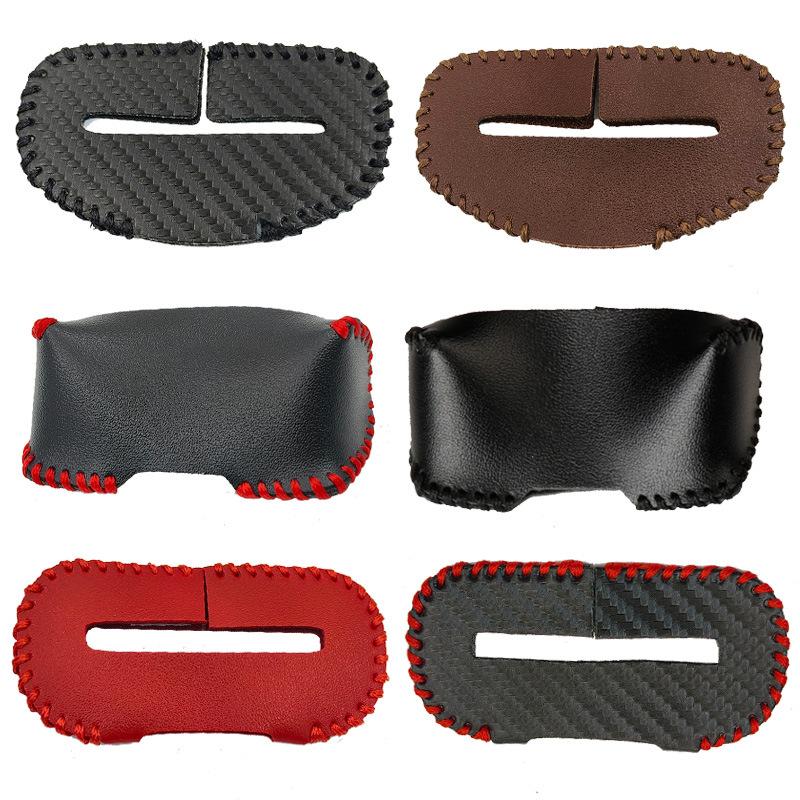 2Pcs Pu Leather Protection Wear Universal Car Seat Belt Buckle Cover Protector Anti-Collision Case Car Interior Accessories