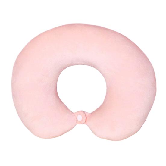 U Shaped Neck Pillow, Solid Color Travel Pillow, Breathable Neck Support Pillow, Portable Headrest for Travel Office Home Planes Trains Self-Driving