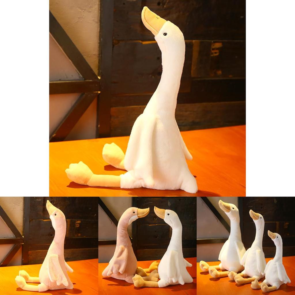 Cute White Pink Gray Swan Plush Toy Plush Doll Pillow For Kids Baby Gift And Comfort
