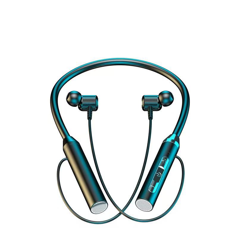 Bluetooth Wireless Neckband Headphones: Sports In-Ear, Dual Ear, Noise-Canceling, Long Battery Life, Universal Compatibility