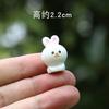 12PCS/Set New Mini Resin Zodiac Doll Toy Cartoon Simulation Small Animal Micro-landscaping DIY Car Office Decor Ornaments